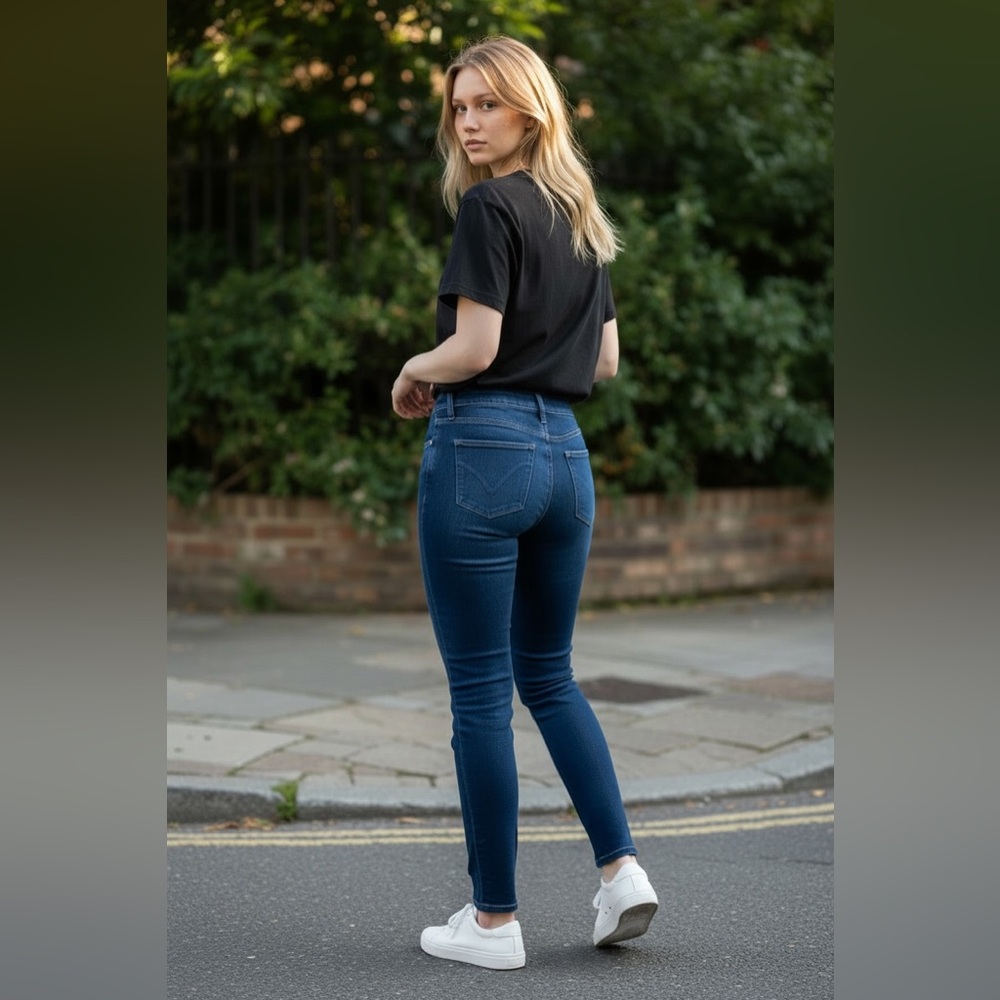 Hudson Jeans Dark Blue Skinny Denim 26